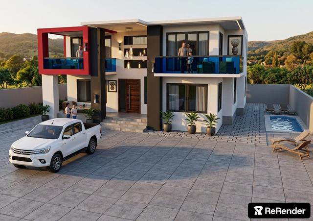 Single Family Home in Sleek International style - ReRender AI